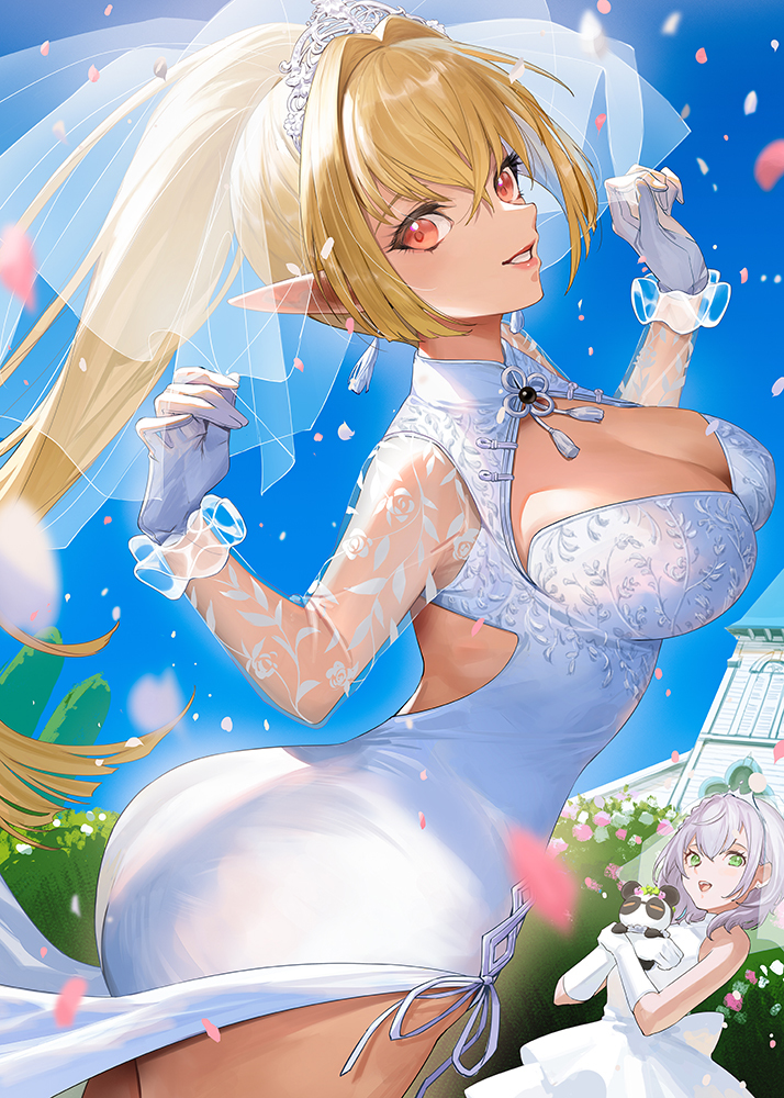 This is a pixiv picture whose title is WHITE FLARE.