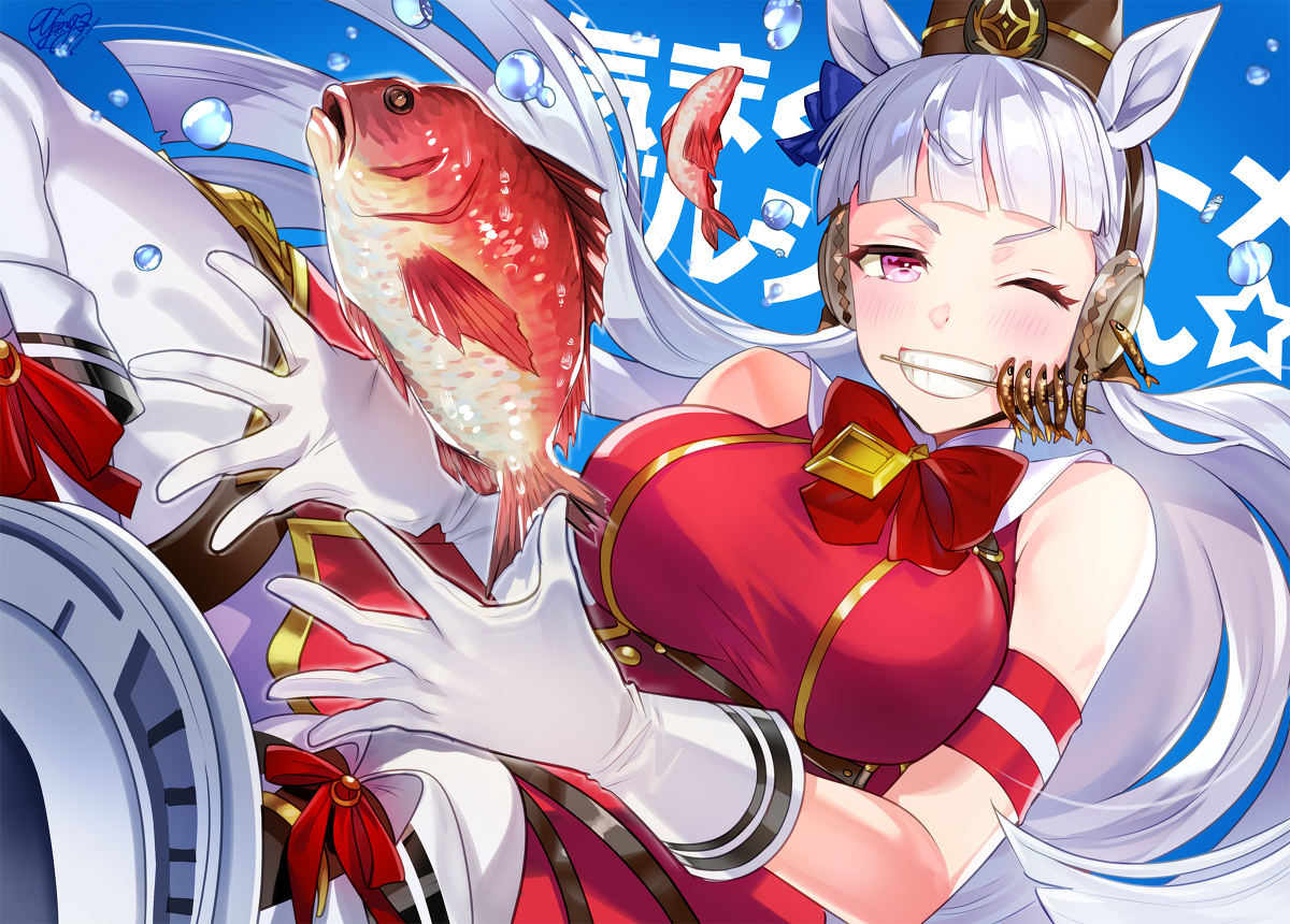 This is a pixiv picture whose title is 気まぐれオトメのゴルシちゃん☆.
