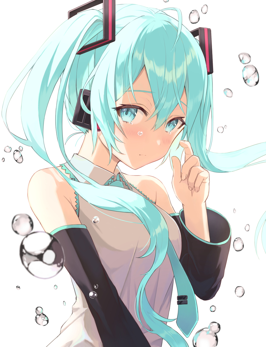 This is a pixiv picture whose title is 涙.
