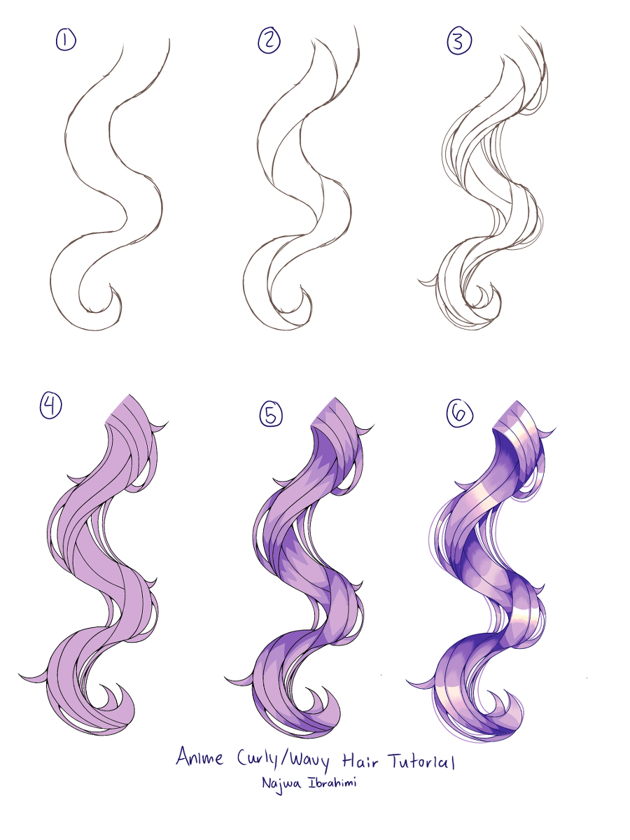 This is a pixiv picture whose title is Step-by-Step Tutorials #4.