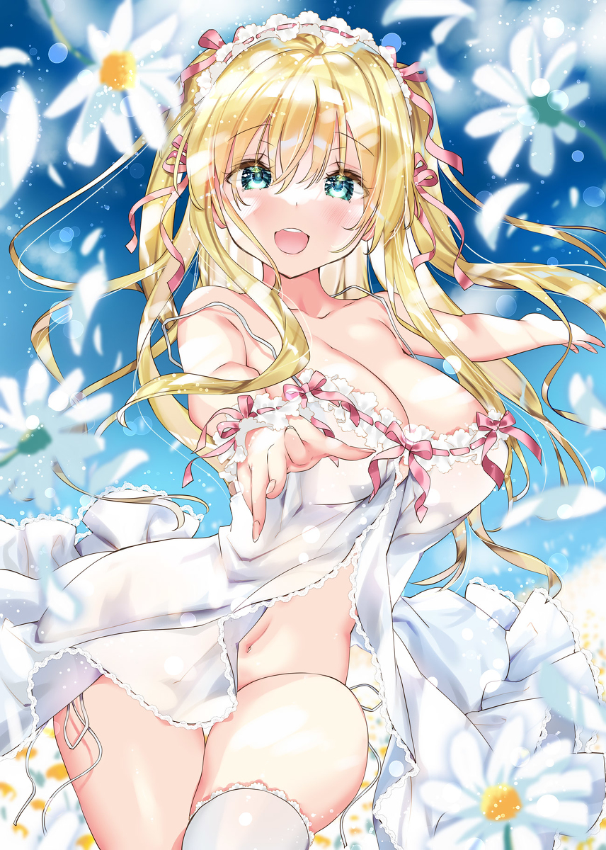 This is a pixiv picture whose title is 金髪の少女.