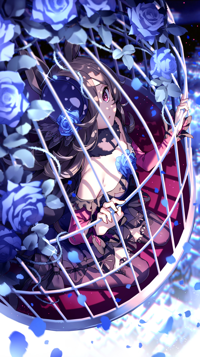 This is a pixiv picture whose title is ライスシャワー.