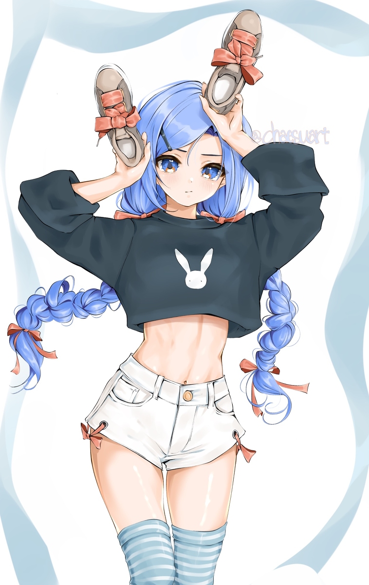 This is a pixiv picture whose title is Bunny bow.