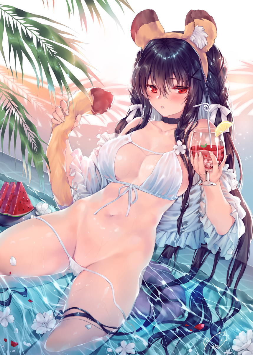 This is a pixiv picture whose title is 消夏.