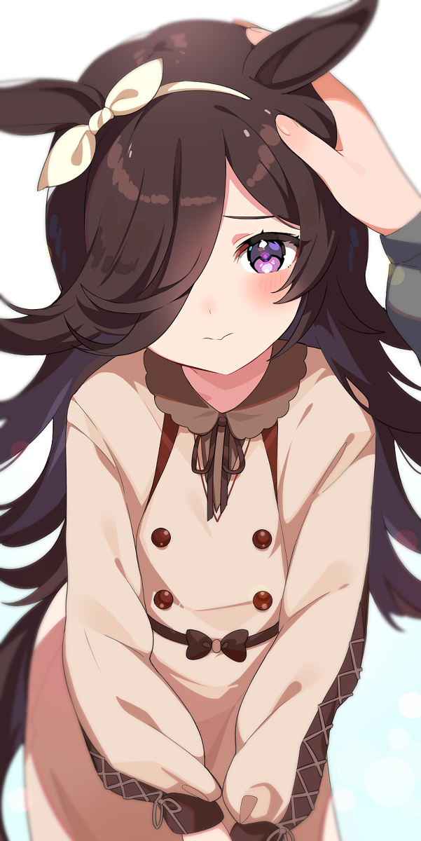 This is a pixiv picture whose title is ライスはいい子.