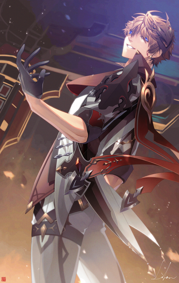 This is a pixiv picture whose title is 公子.
