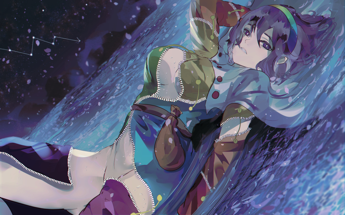 This is a pixiv picture whose title is fallen star.