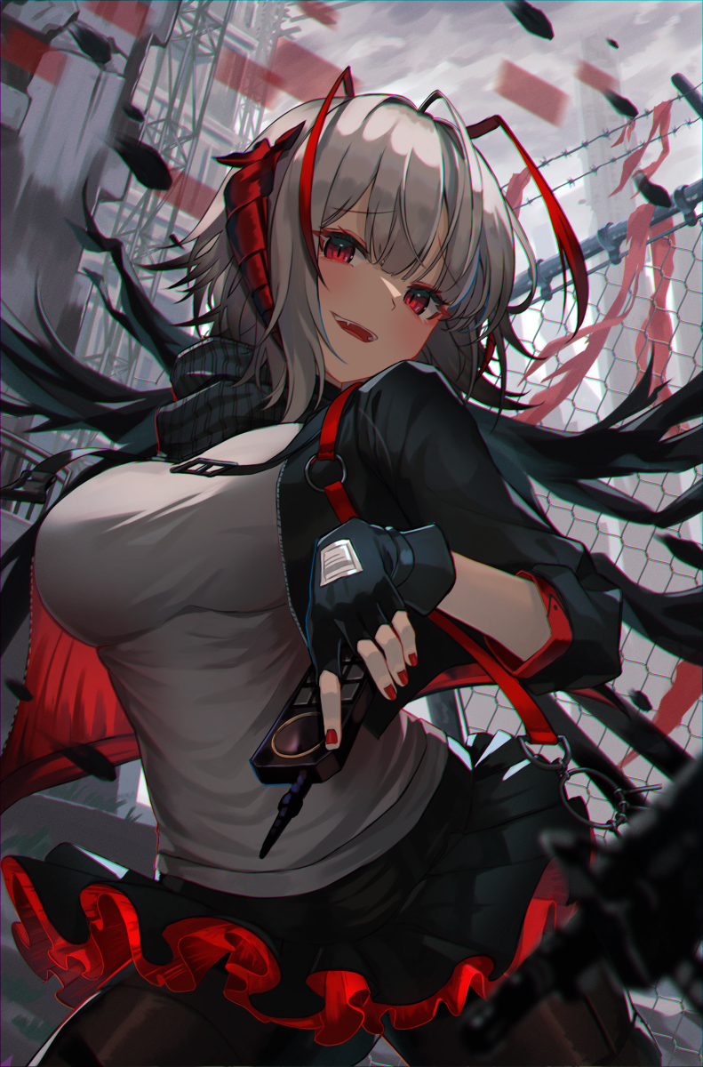 This is a pixiv picture whose title is W.