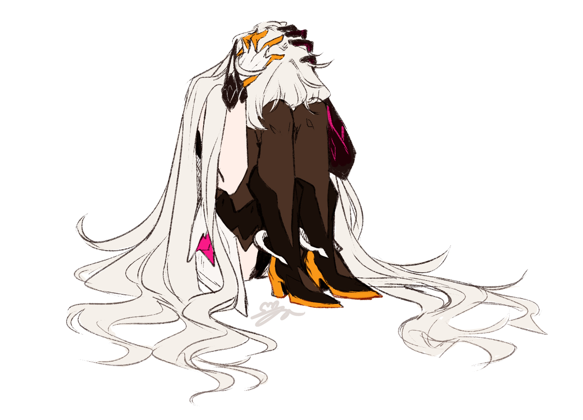 This is a pixiv picture whose title is distress.