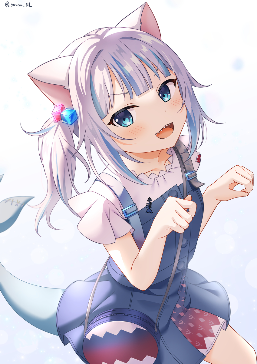 This is a pixiv picture whose title is サメですにゃ.