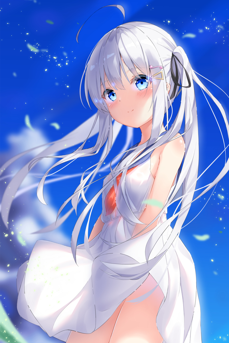 This is a pixiv picture whose title is 近づく夏.