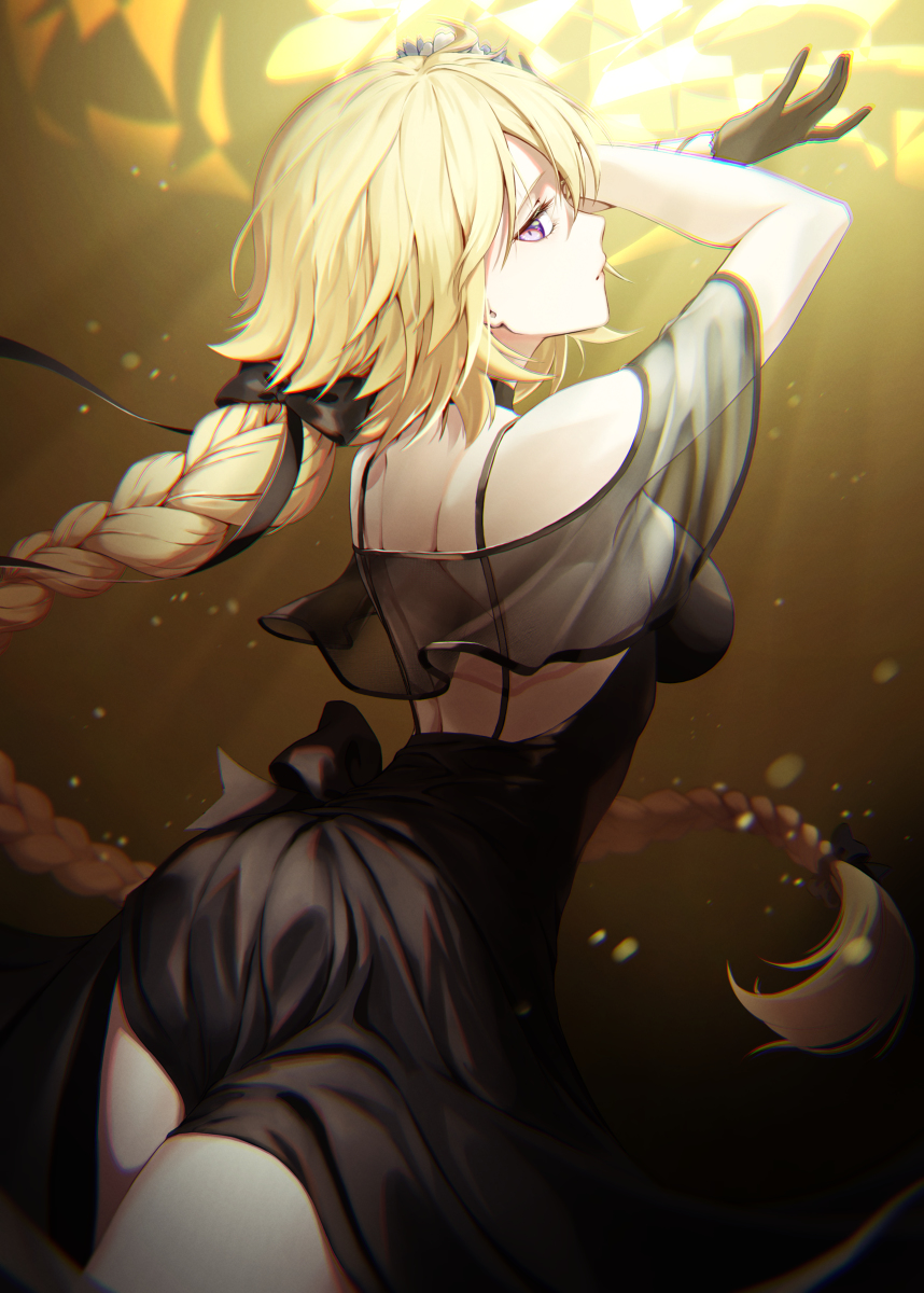 This is a pixiv picture whose title is Jeanne D'Arc.