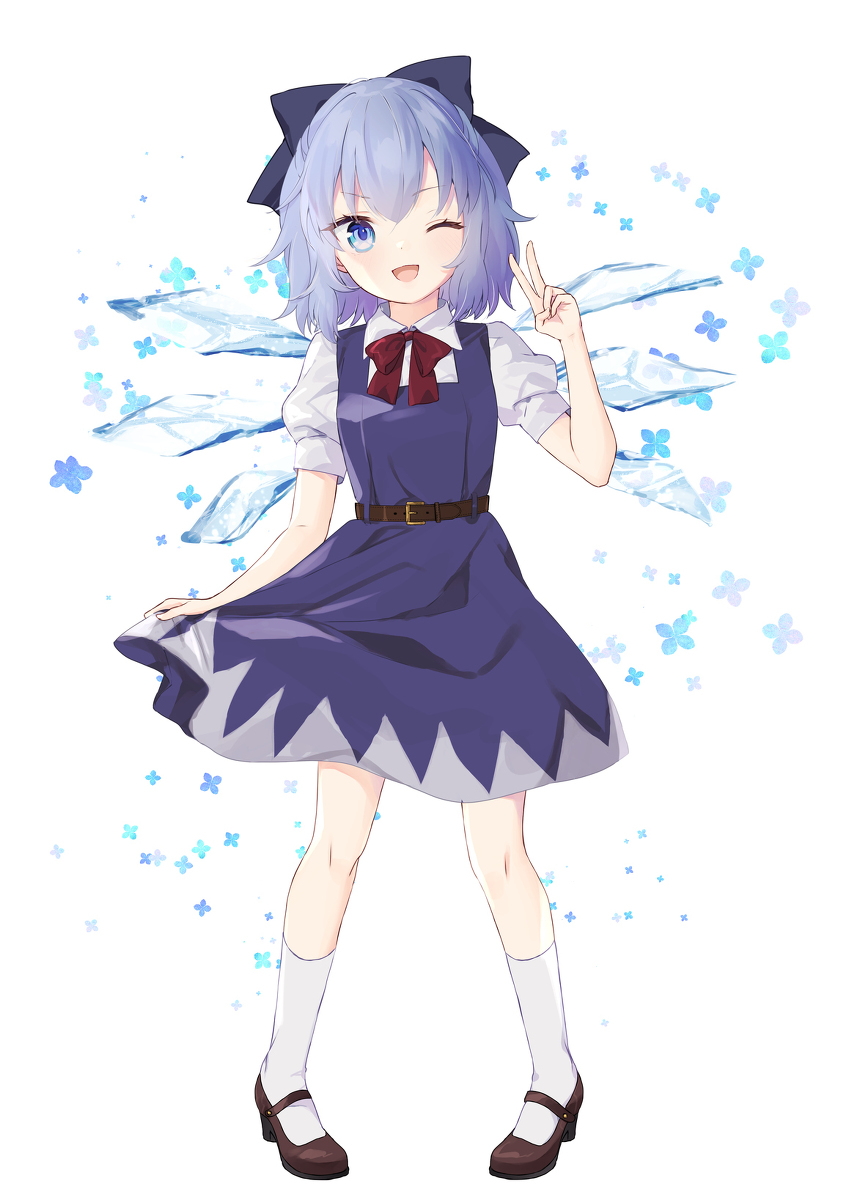 This is a pixiv picture whose title is チルノ.