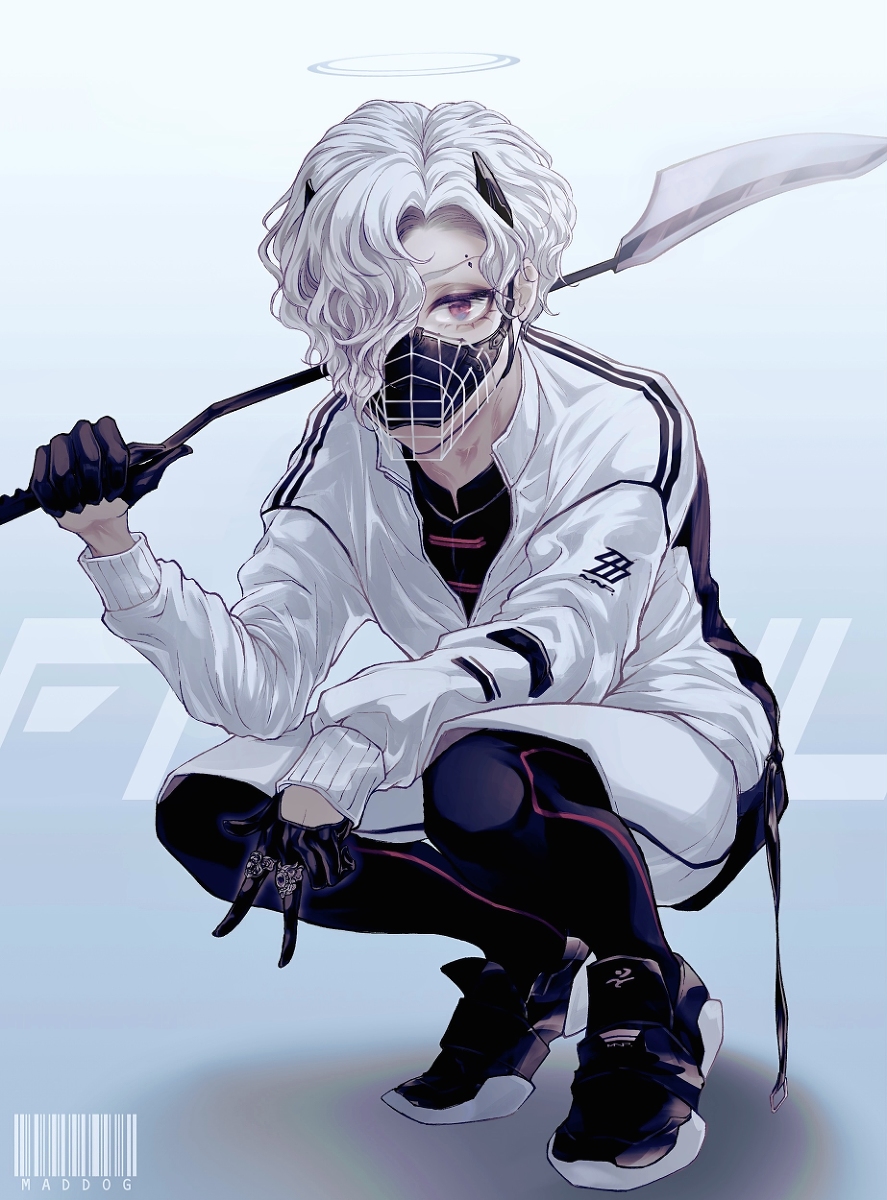 This is a pixiv picture whose title is mad dog.