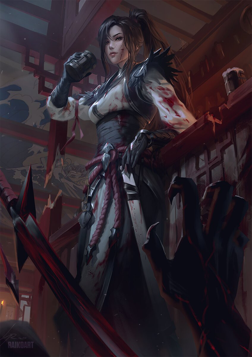 This is a pixiv picture whose title is OC - Akane Sgail 2.