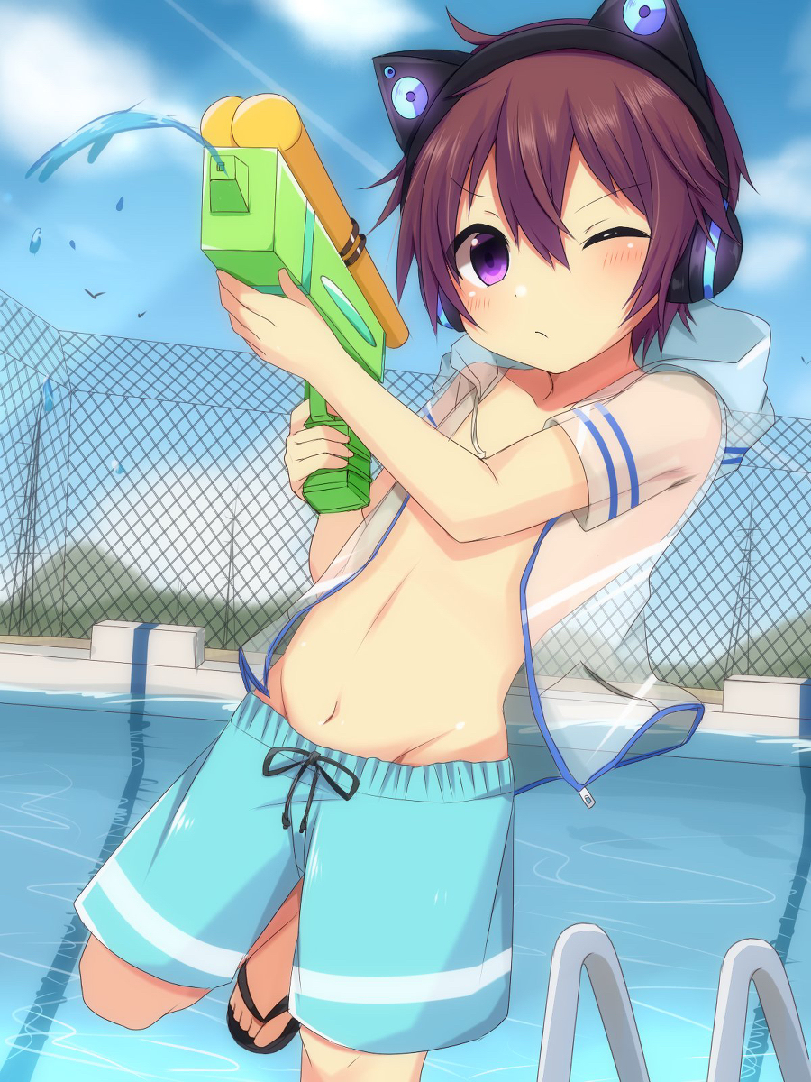 This is a pixiv picture whose title is 狙い撃ち.