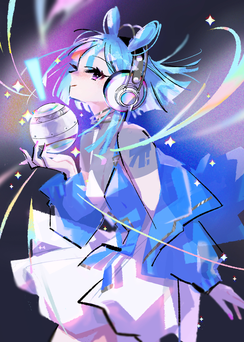 This is a pixiv picture whose title is 【仕事絵】O!susumeRadioBeat.