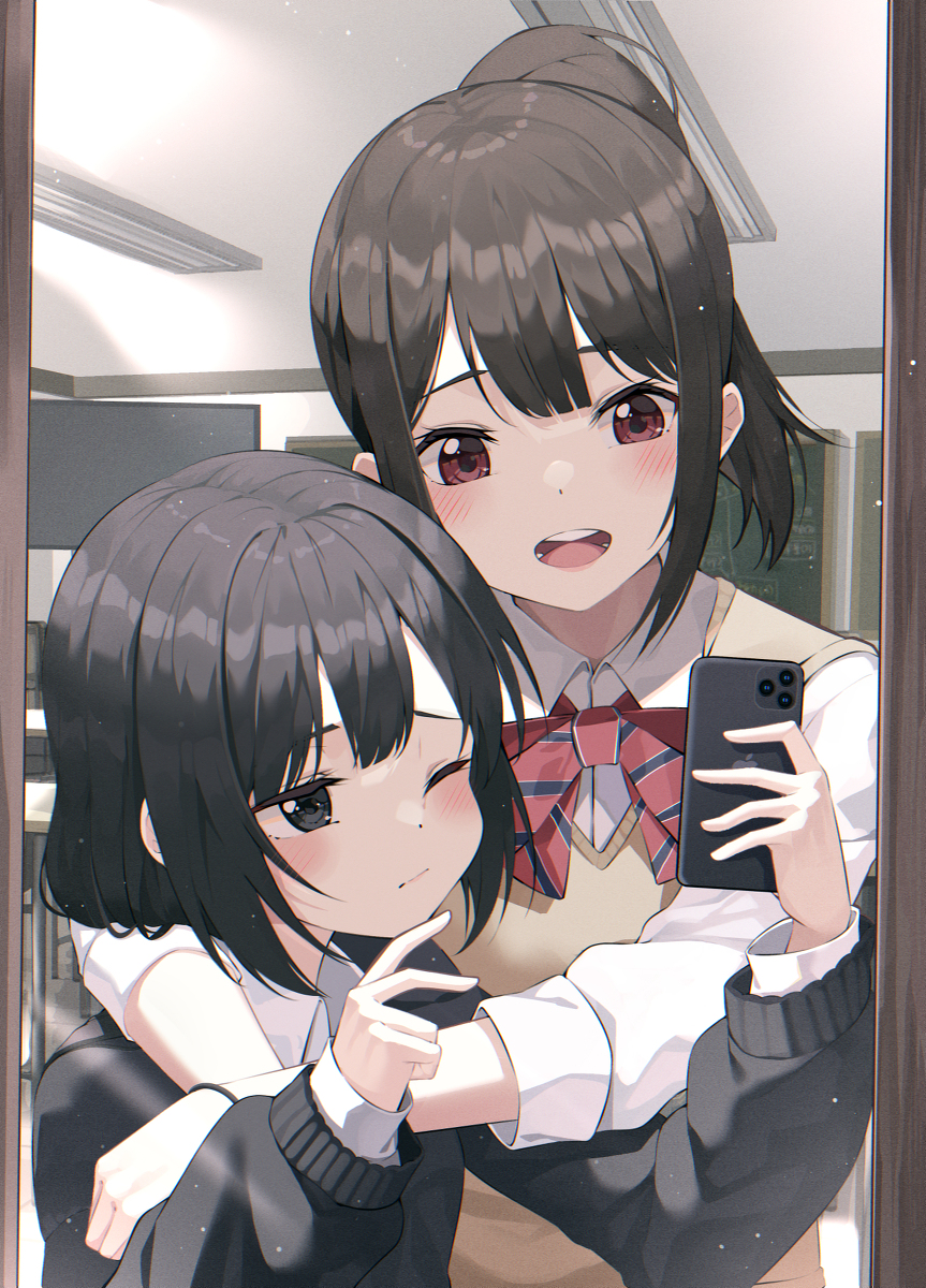 This is a pixiv picture whose title is お友達.