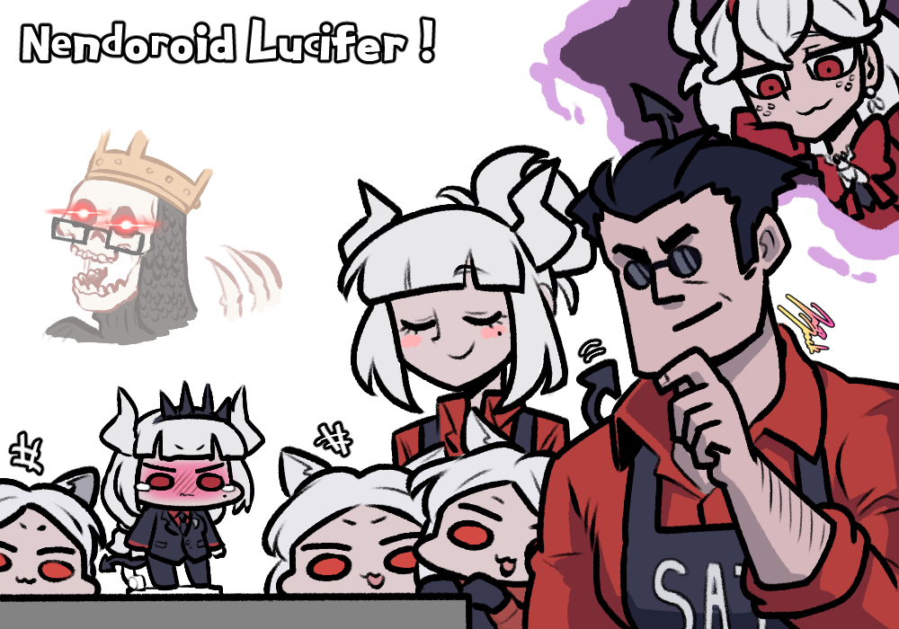 This is a pixiv picture whose title is Nendoroid Lucifer.