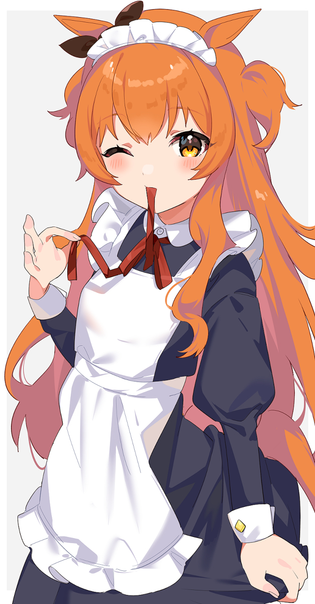 This is a pixiv picture whose title is メイドマヤ.