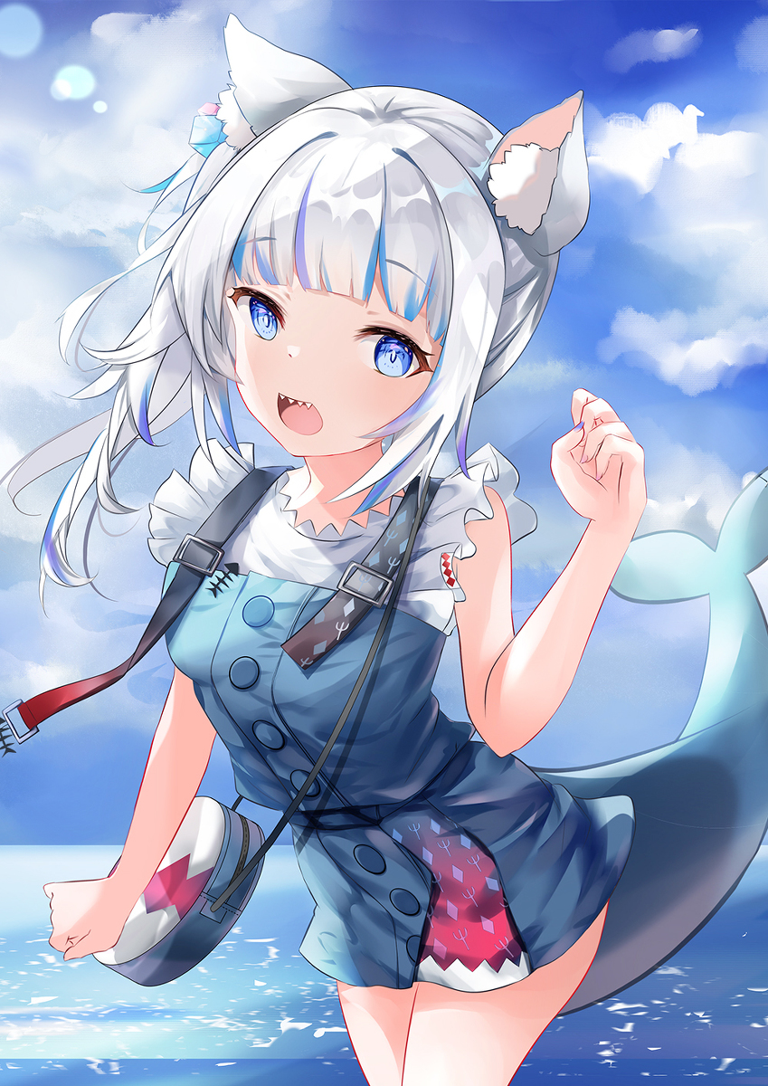 This is a pixiv picture whose title is GawrGura.