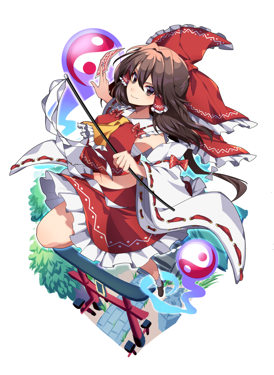 This is a pixiv picture whose title is 博麗霊夢.