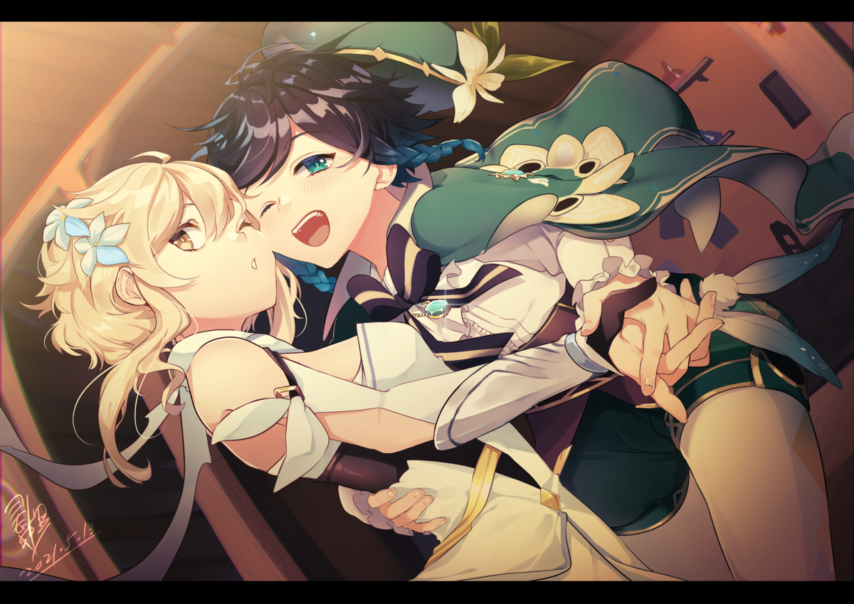 This is a pixiv picture whose title is えへっ.