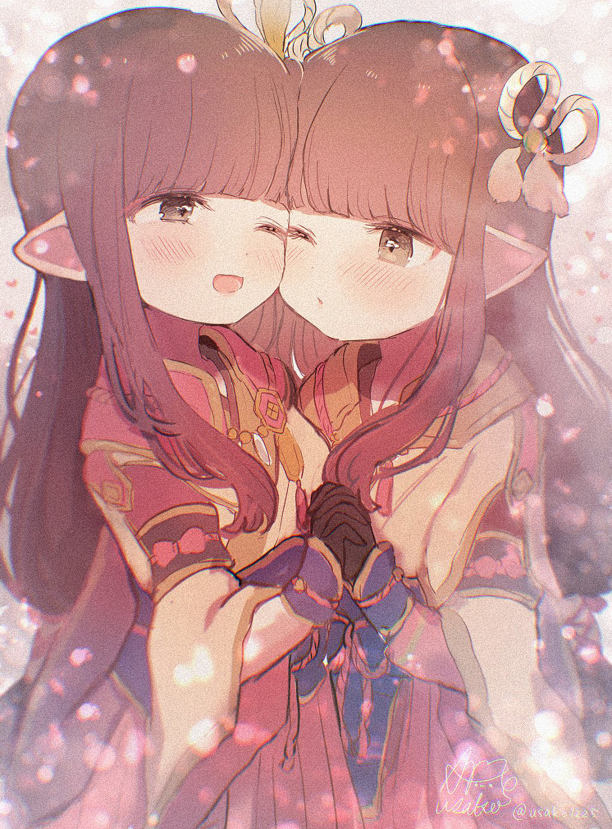 This is a pixiv picture whose title is ヒノエとミノト.