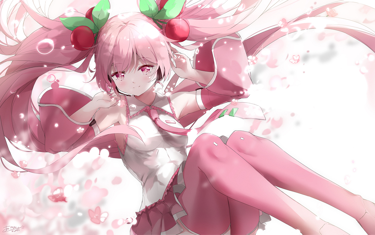 This is a pixiv picture whose title is 桜川.