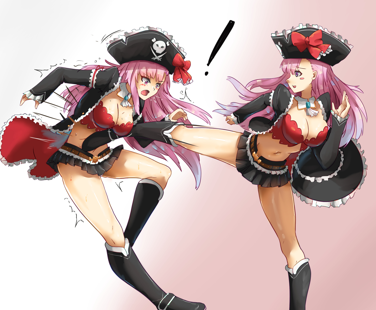 This is a pixiv picture whose title is 「リクエスト」Impostor Kick.