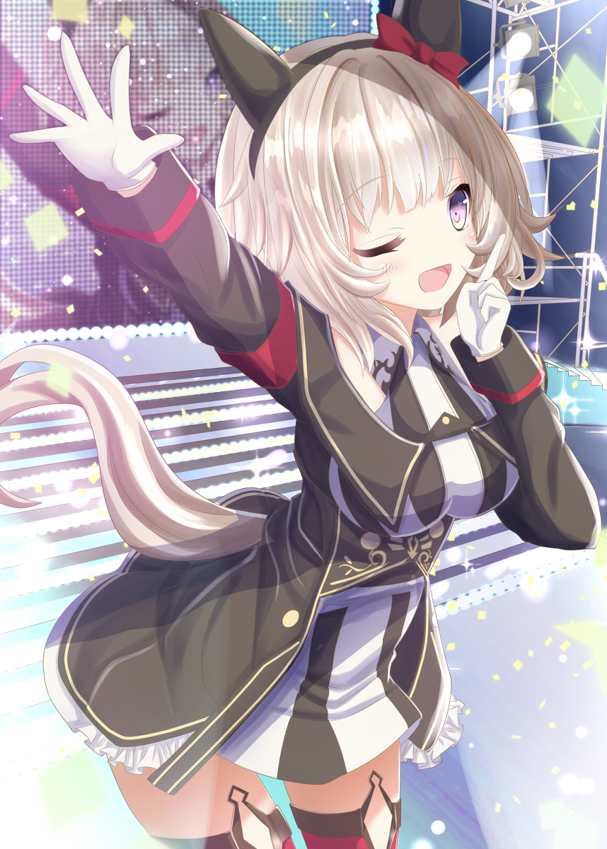 This is a pixiv picture whose title is ライブカレンチャンちゃん.