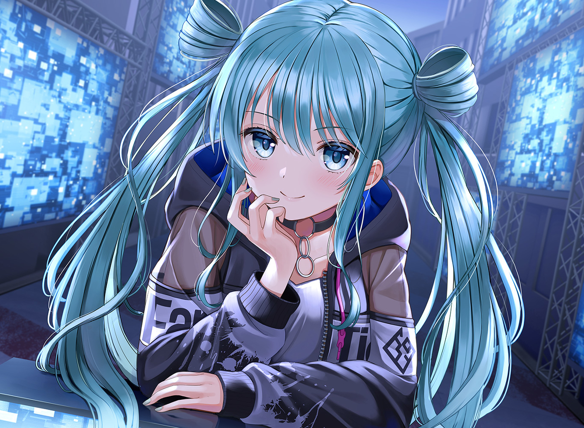 This is a pixiv picture whose title is ビビバスミクさん.
