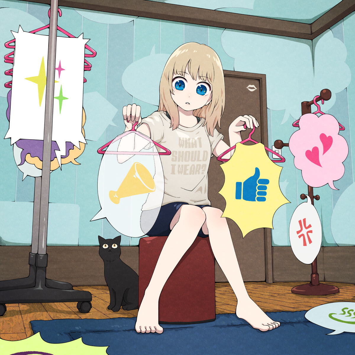 This is a pixiv picture whose title is 言葉選び.