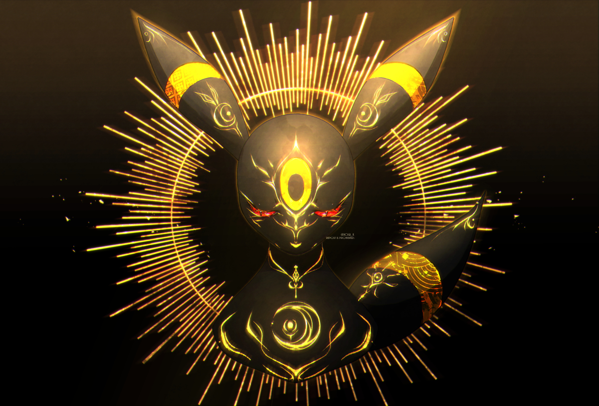 This is a pixiv picture whose title is UMBREON.