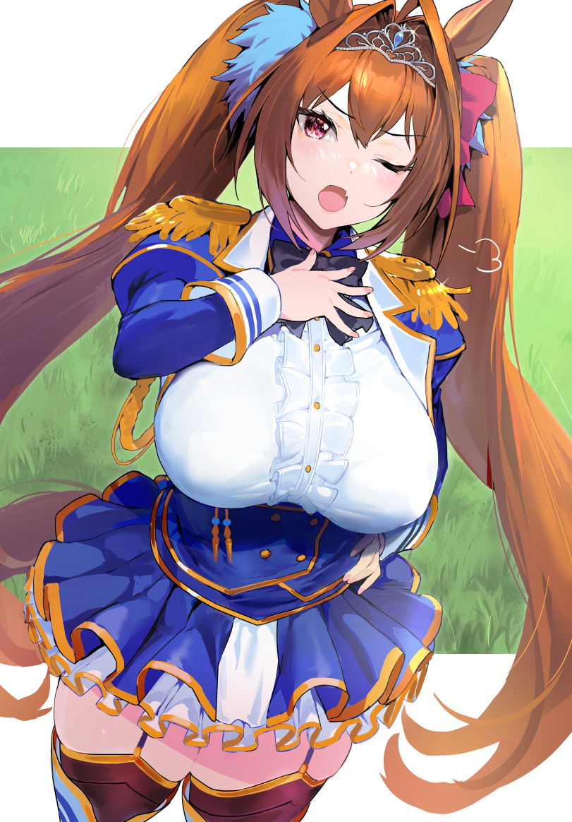This is a pixiv picture whose title is ダイワスカーレット.