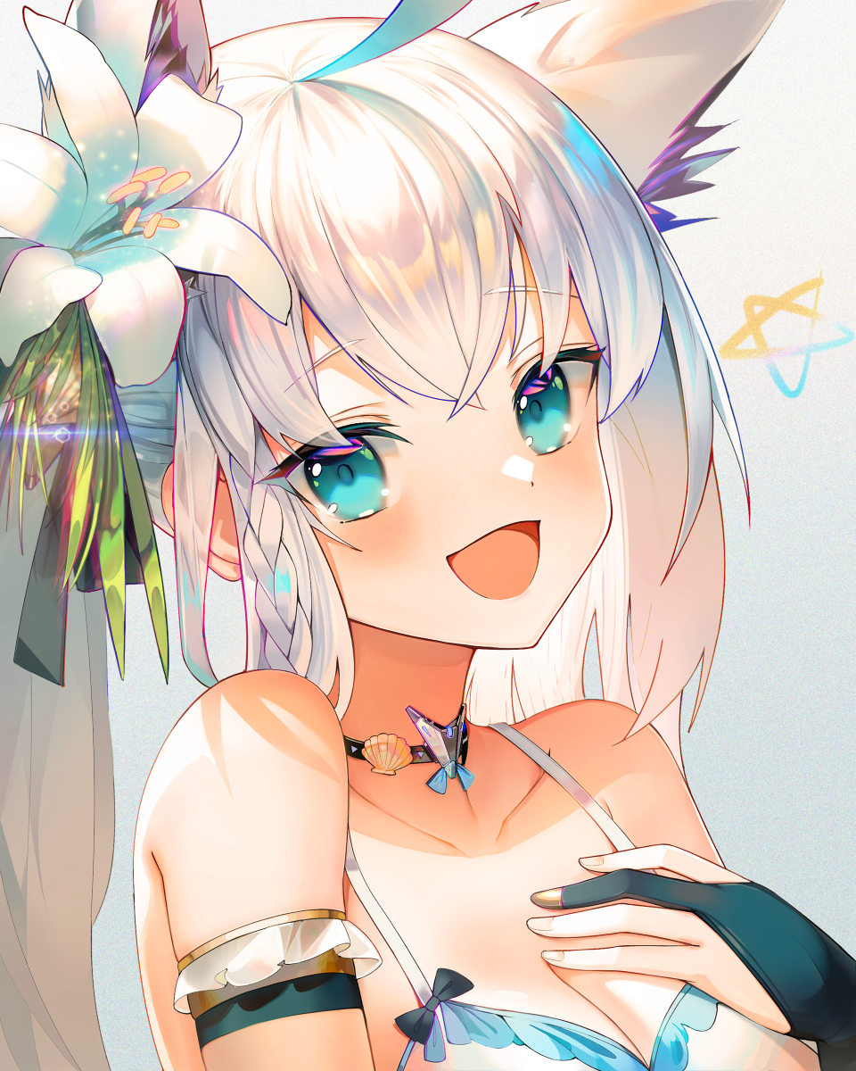 This is a pixiv picture whose title is Swimsuit Fubuki.