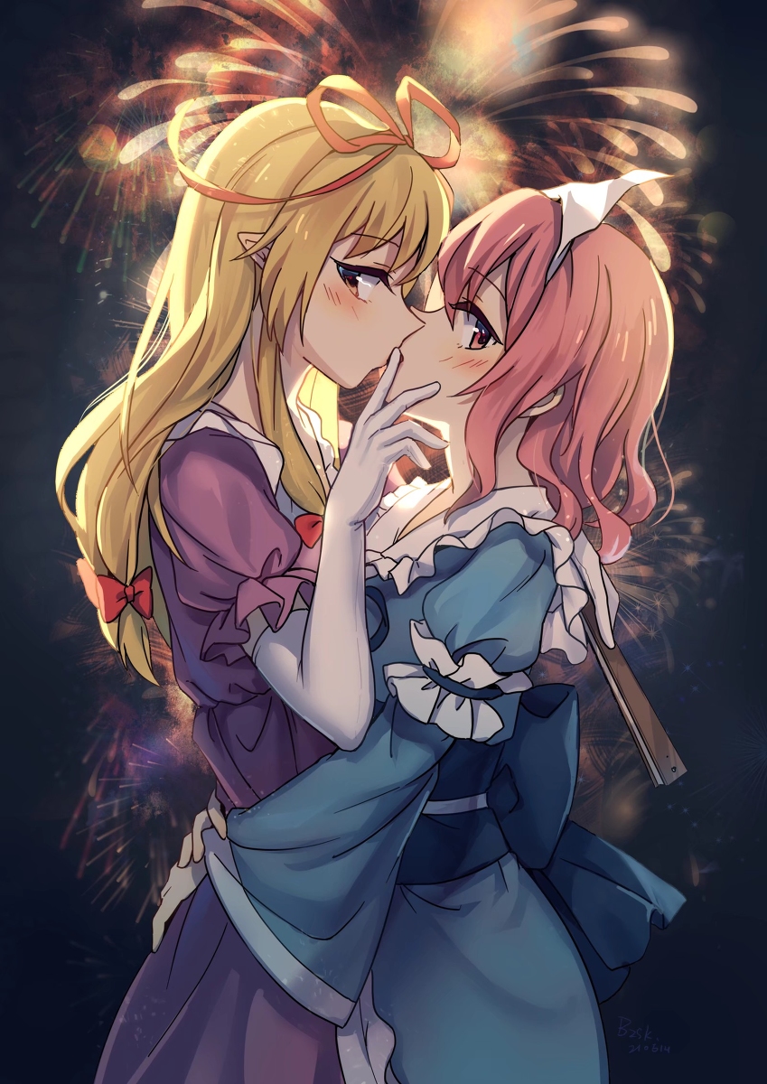 This is a pixiv picture whose title is ❤.