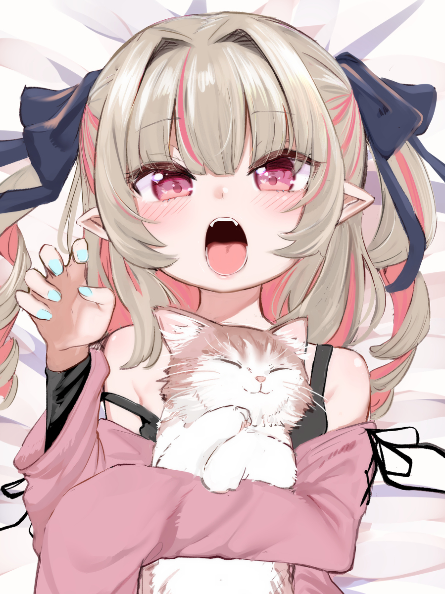 This is a pixiv picture whose title is にゃーん.