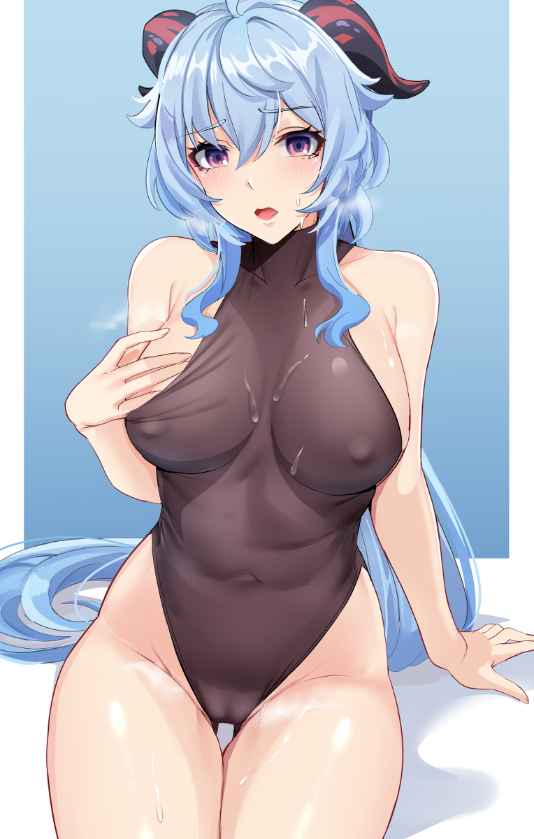 This is a pixiv picture whose title is ganyu.