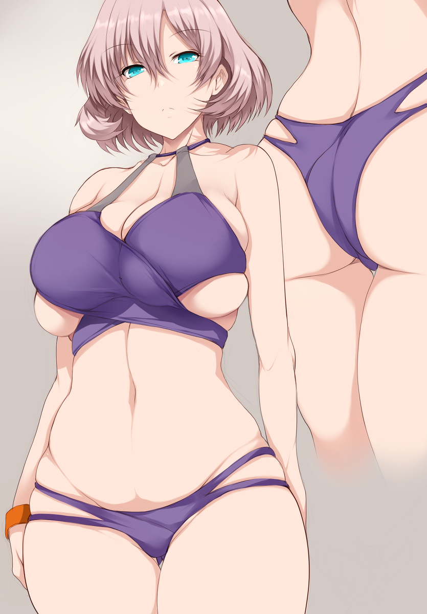 This is a pixiv picture whose title is 水着ムジナさん.