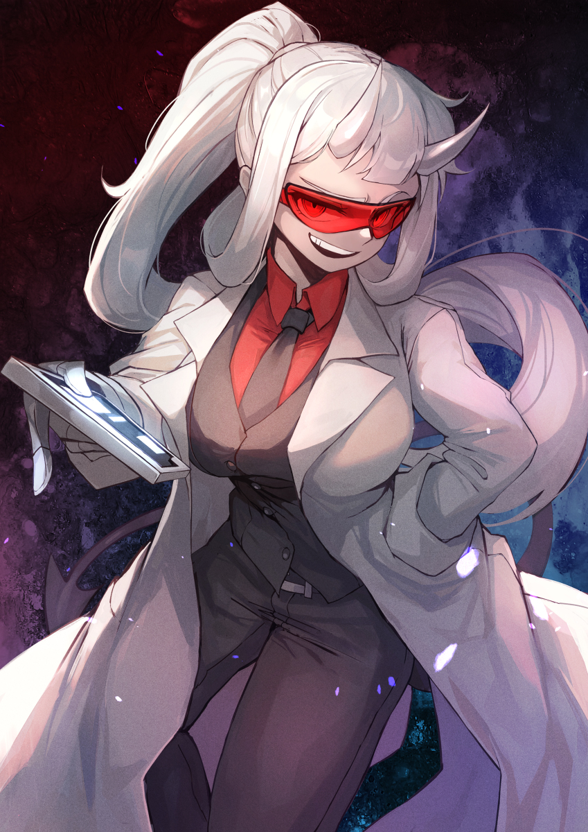 This is a pixiv picture whose title is Loremaster, the Science Demon.
