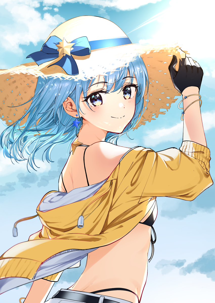 This is a pixiv picture whose title is BLUE BREEZE.