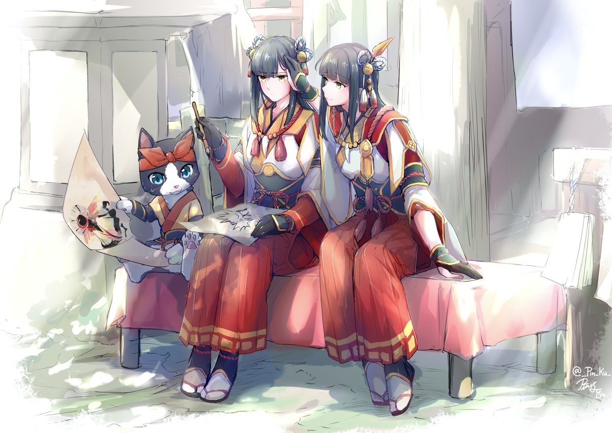 This is a pixiv picture whose title is MHR log.