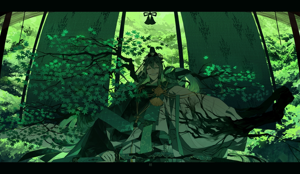 This is a pixiv picture whose title is 結.