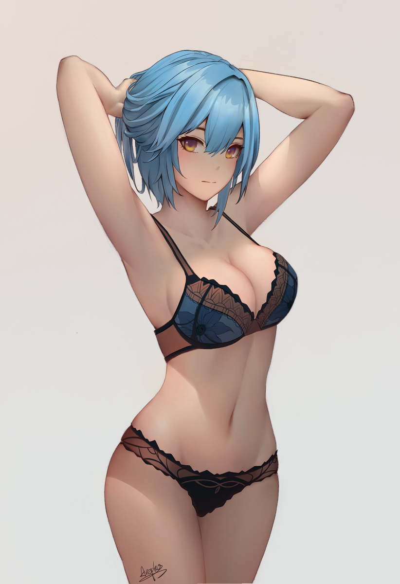 This is a pixiv picture whose title is 优菈~~~.