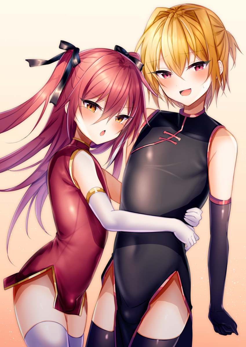 This is a pixiv picture whose title is チャイナドレスくん.