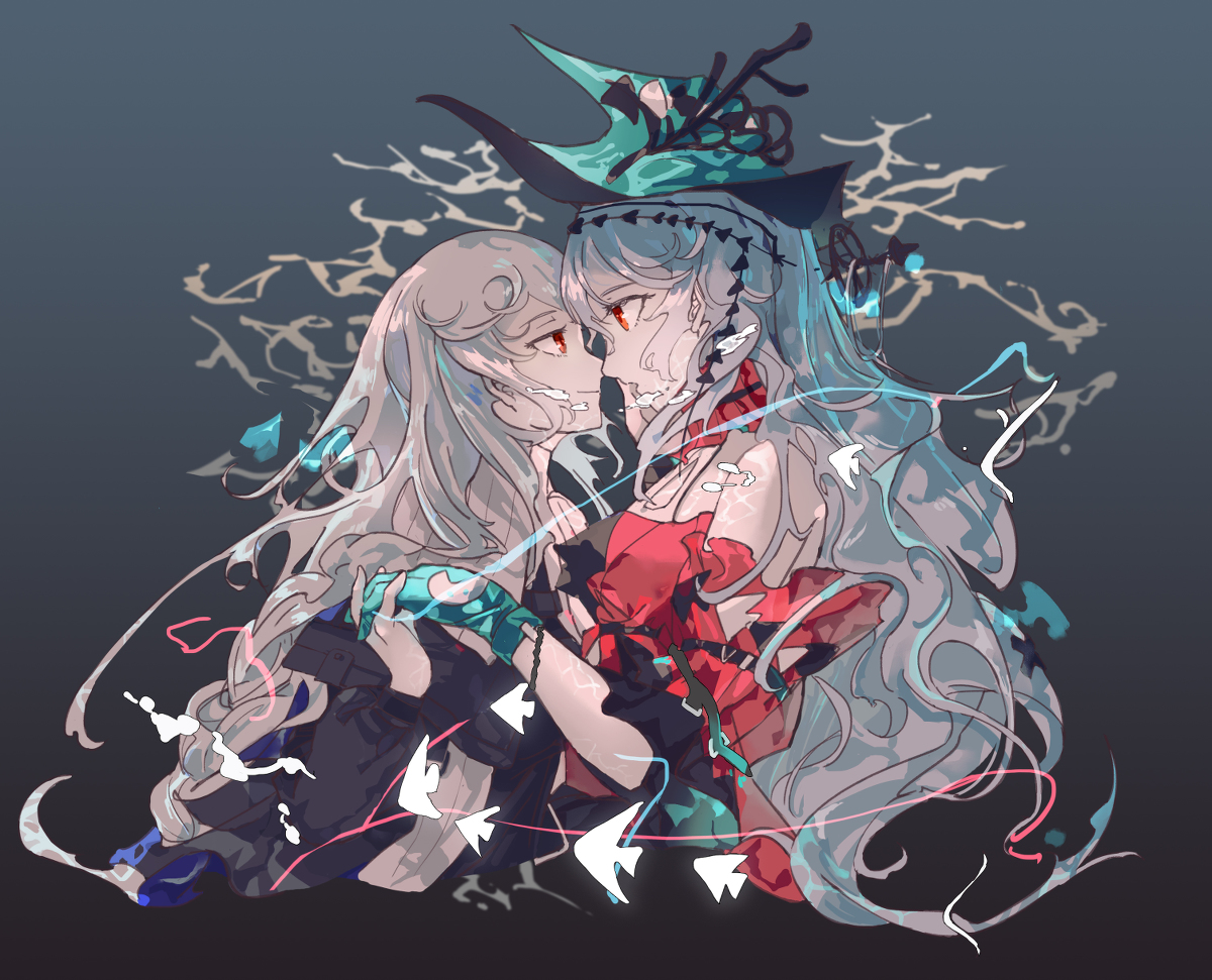 This is a pixiv picture whose title is 深海女同.