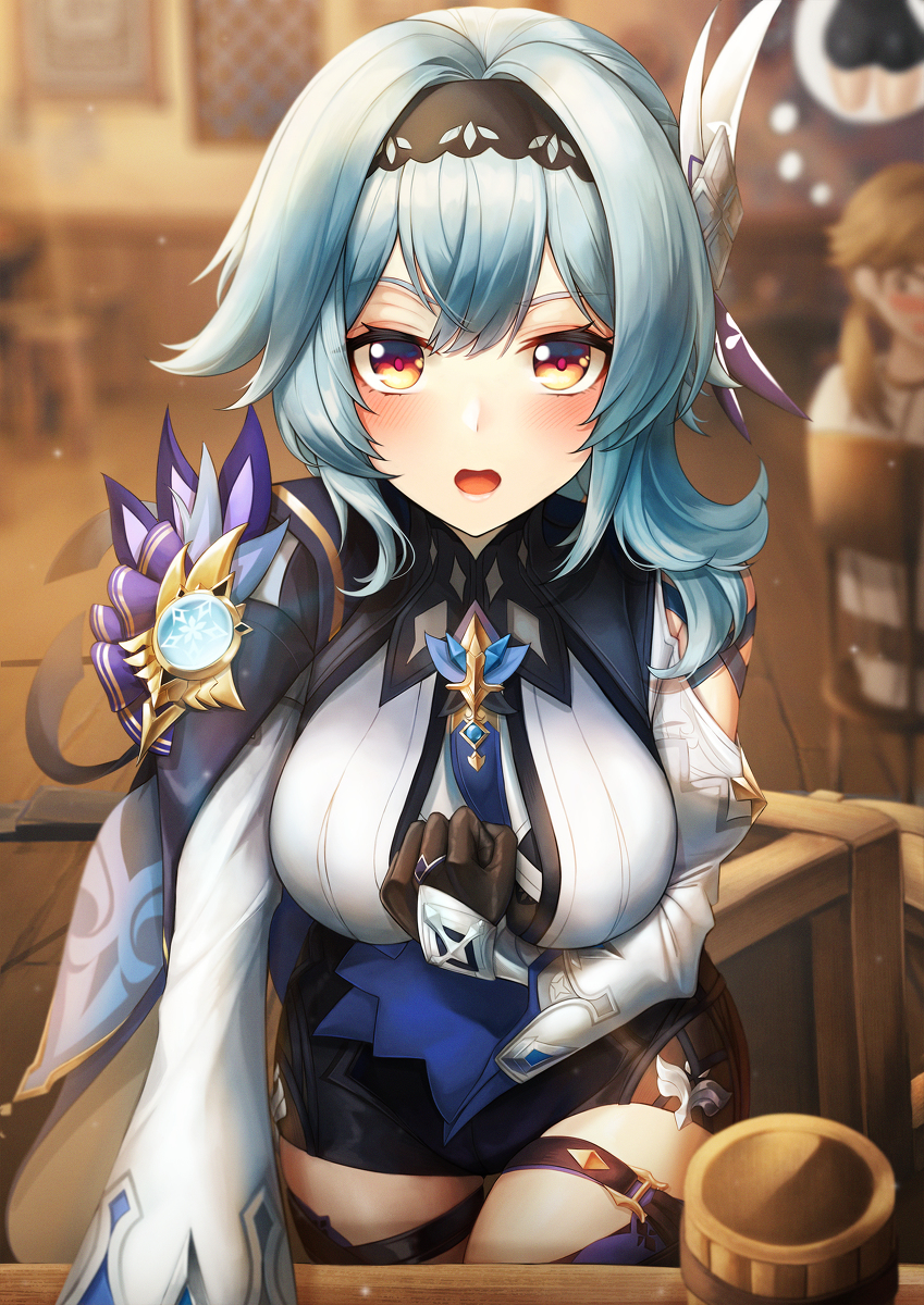 This is a pixiv picture whose title is 酔っ払った 优菈.