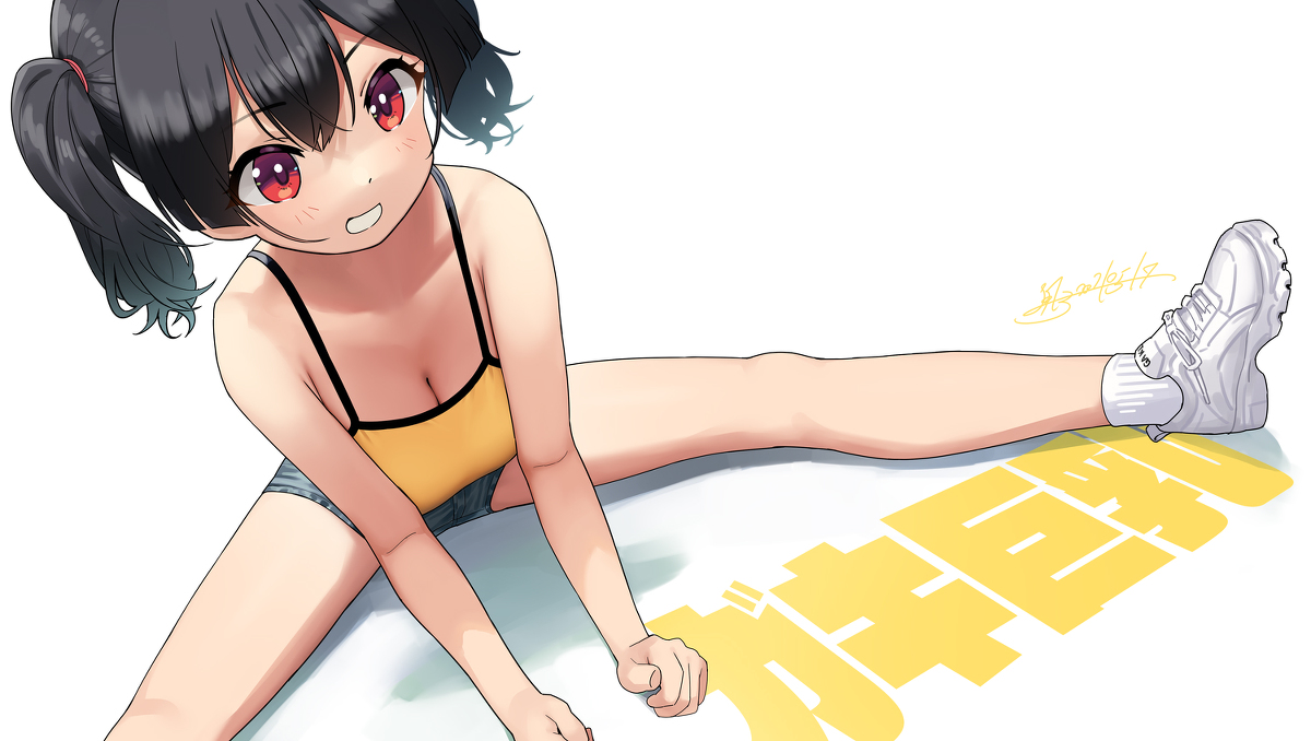 This is a pixiv picture whose title is ガキ巨乳💢48.