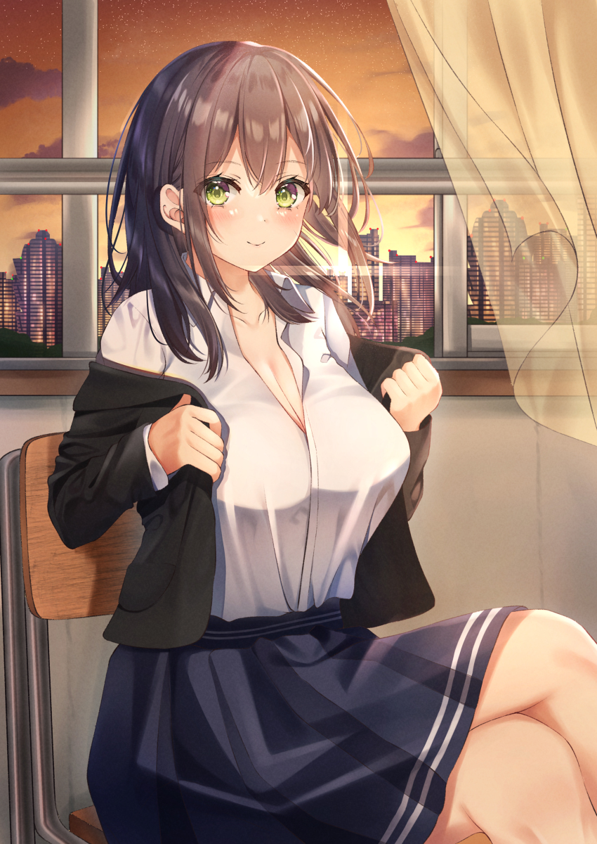 This is a pixiv picture whose title is 「じゃあ...しよっか？」.